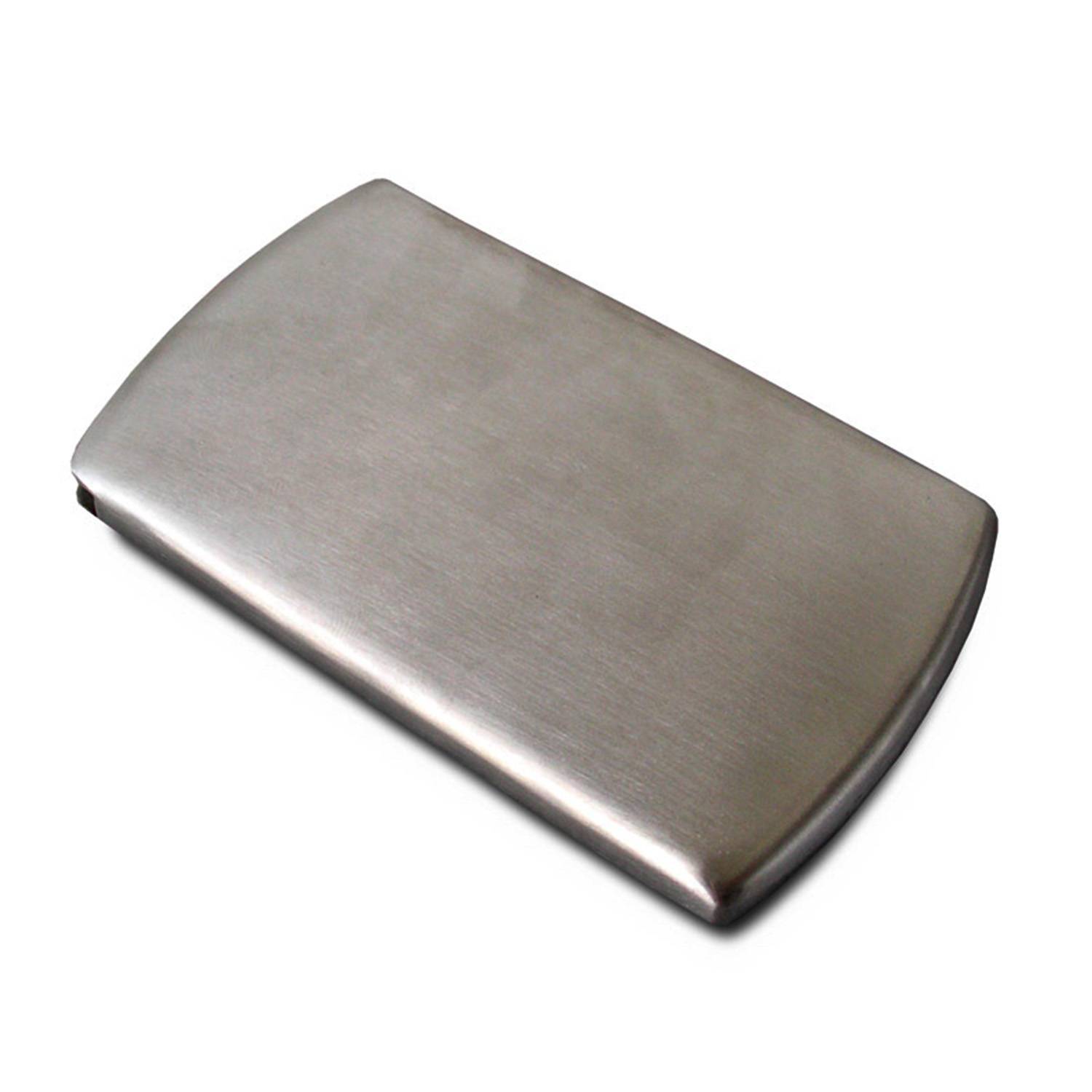 Men's Stainless Steel Business Card Case - Slim & Durable 3