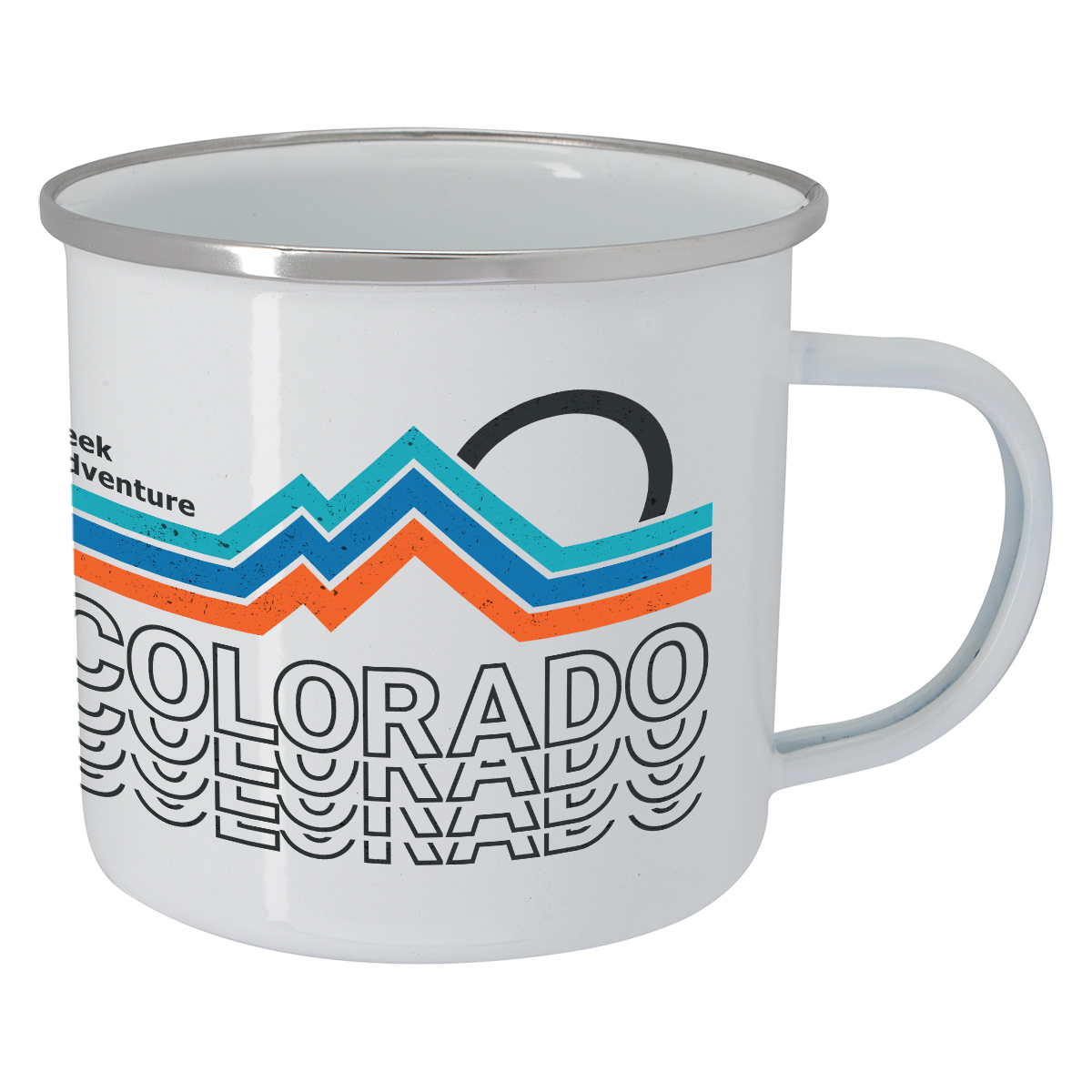 16 Oz. Full Color Steel Campfire Mug 8