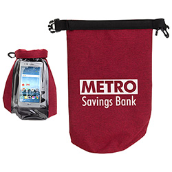 2-Liter Waterproof Gear Bag with Touch-Thru Phone Pocket 7