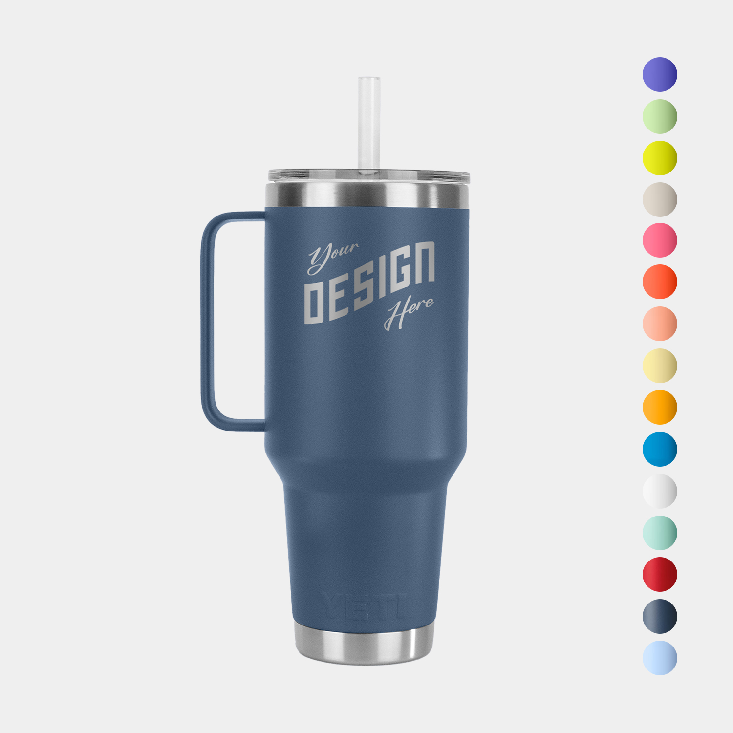 42 Oz YETI® Rambler Stainless Steel Insulated Tumbler w/ Straw Lid 4