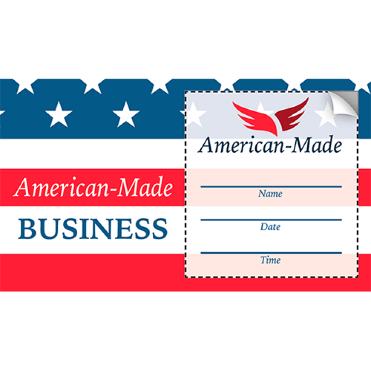 Rectangle Sticker Appointment Card (3.5" x 2")