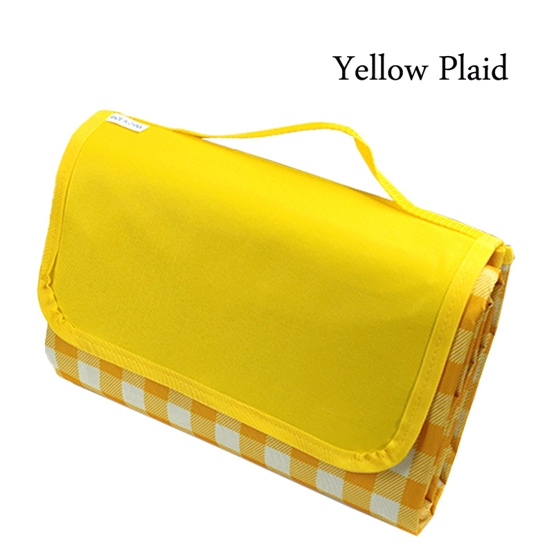 Custom Gift 600D Oxford Fabric Plaid Picnic & Beach Blanket 11
