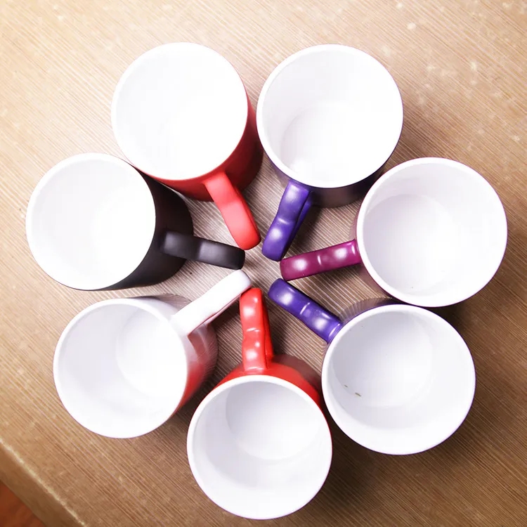 11 oz Ceramic Sublimation Coffee Mug Magic Color Changing 3