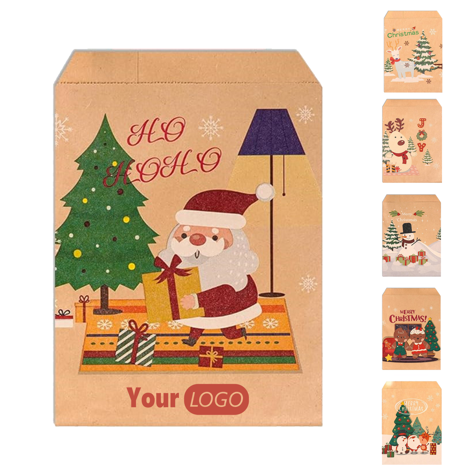 Christmas-Themed Candy Paper Bags 7