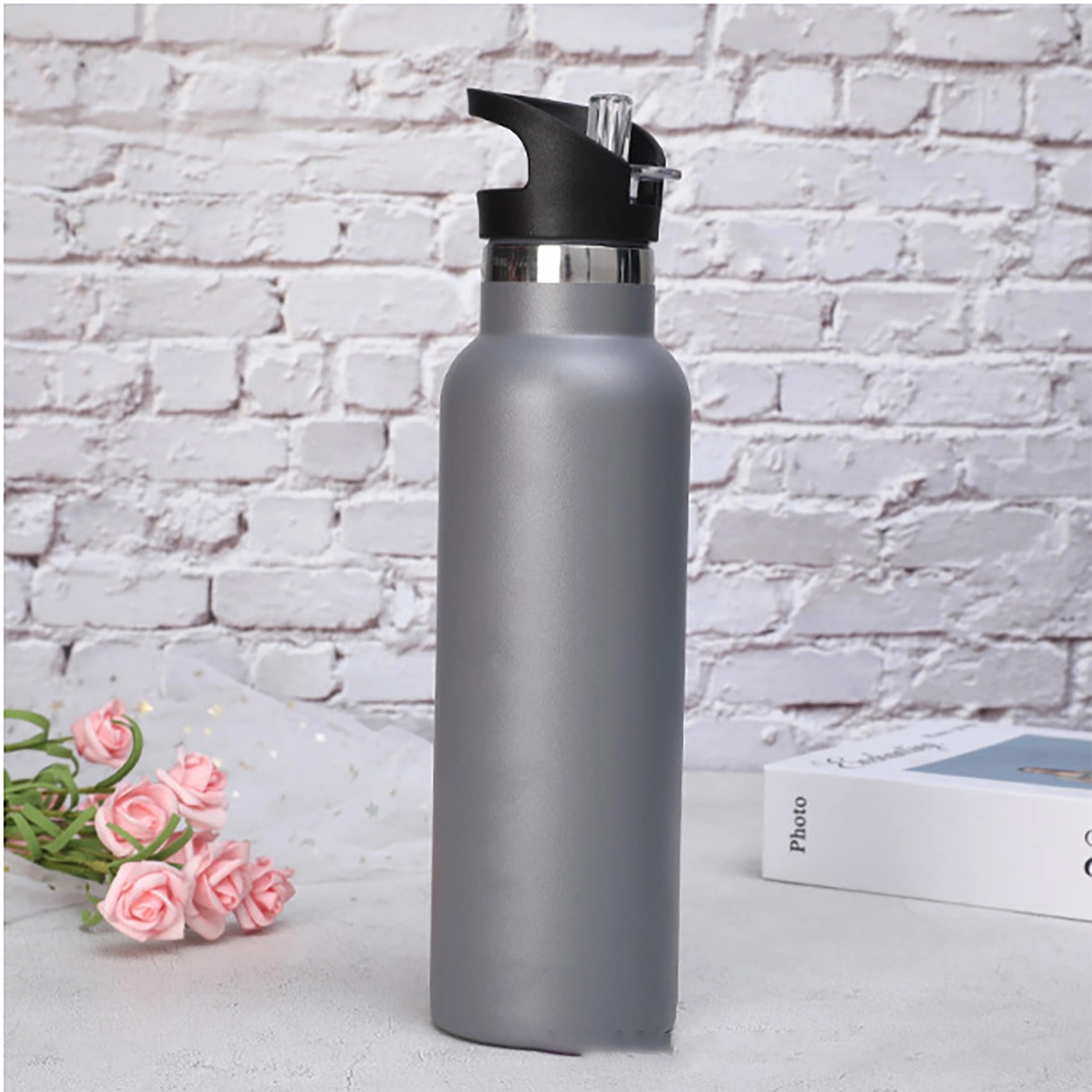 20 Oz. Vacuum Insulated Water Bottle, custom water bottle with logo imprint 6