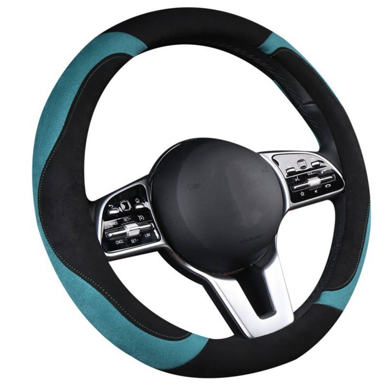 Anti Slip Synthetic Suede Car Steering Wheel Cover 1