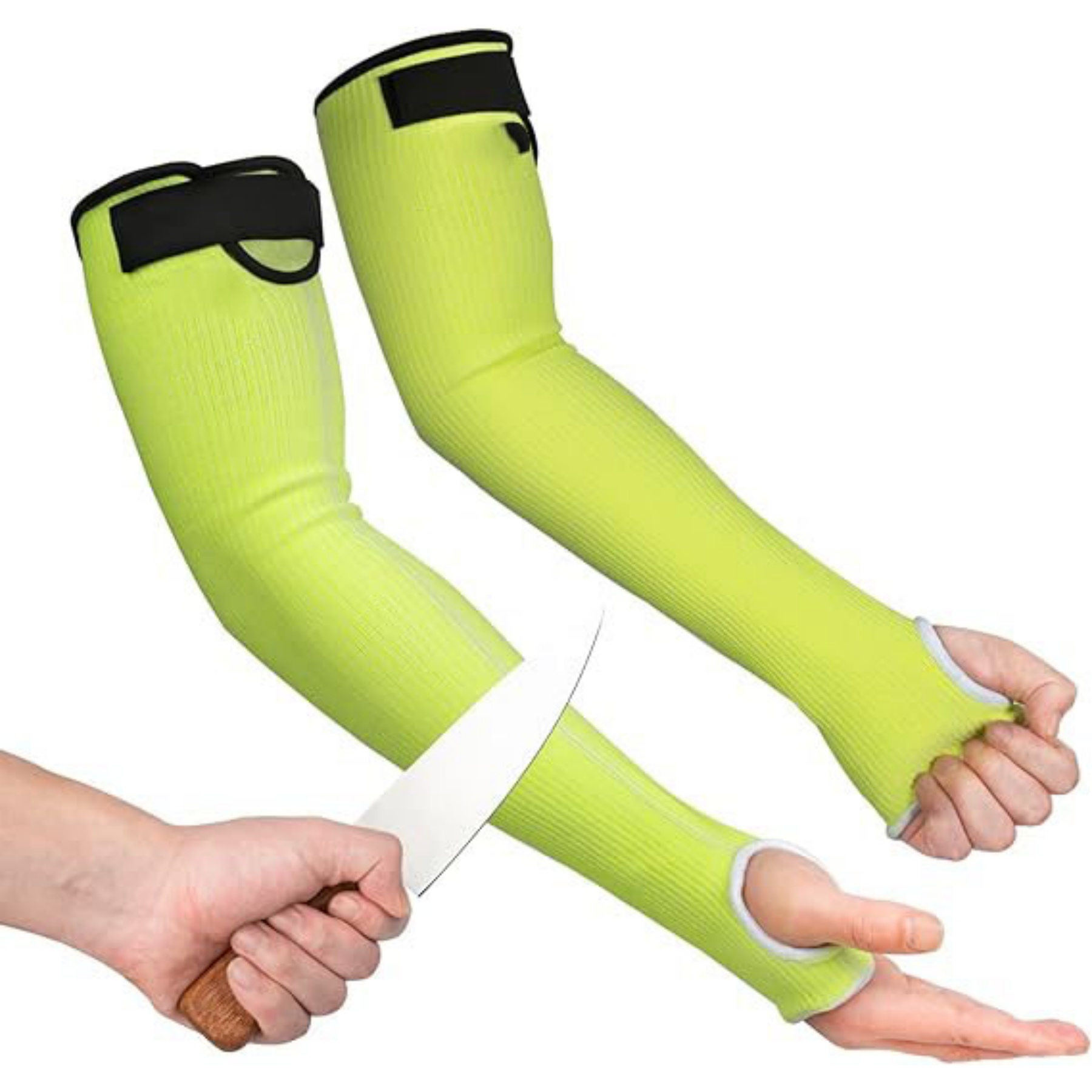 Cut Resistant Thumb Hole Farmers Sleeves 2