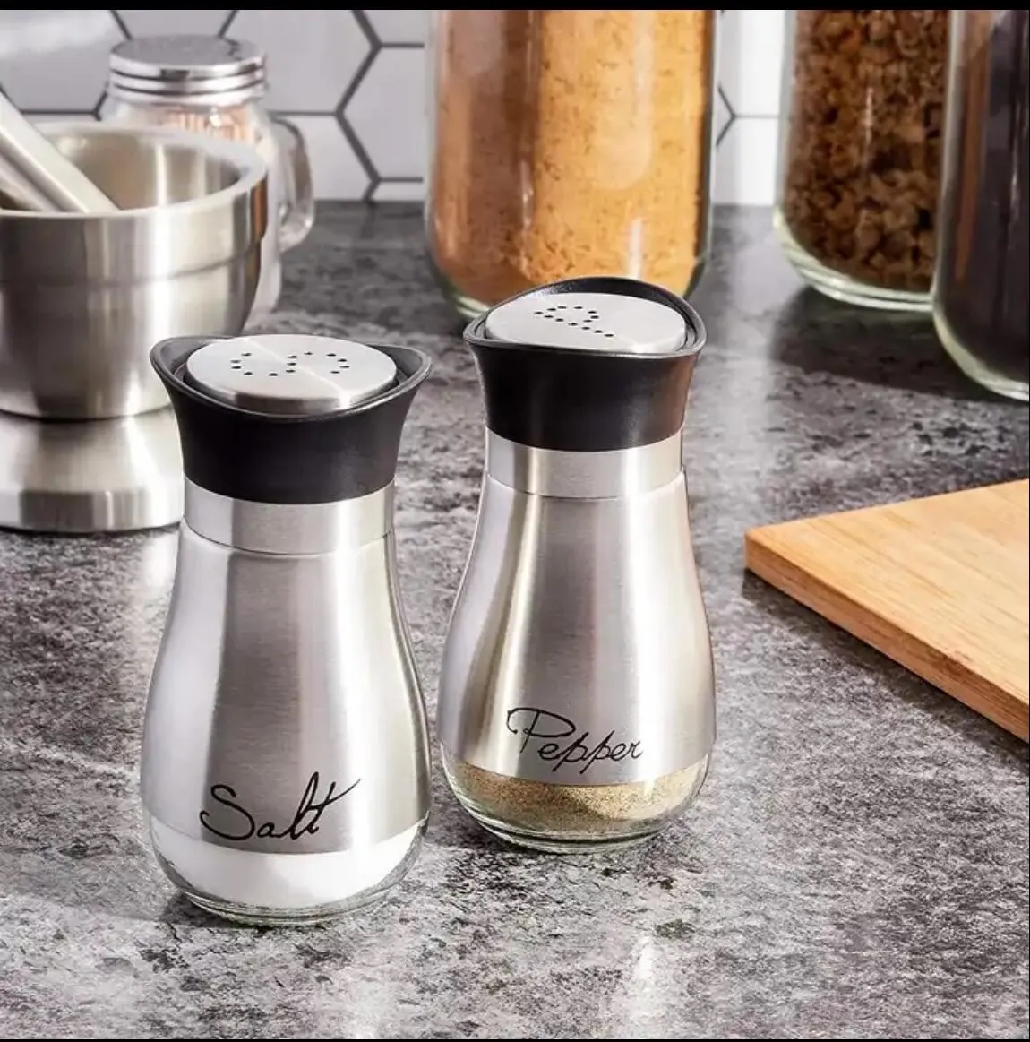 Stainless Steel Salt Shaker 4