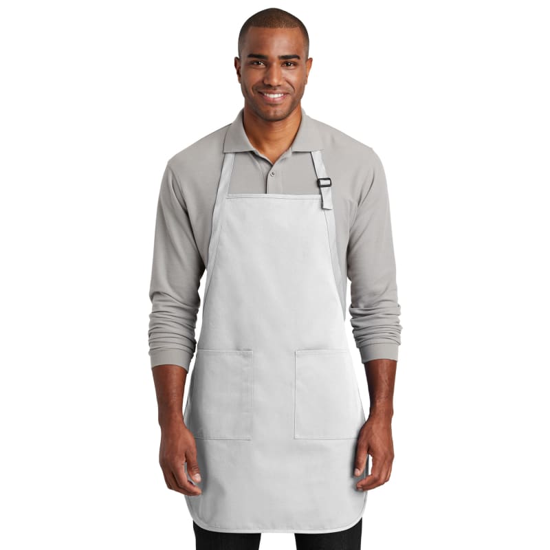 Port Authority Full-Length Two-Pocket Bib Apron. 3