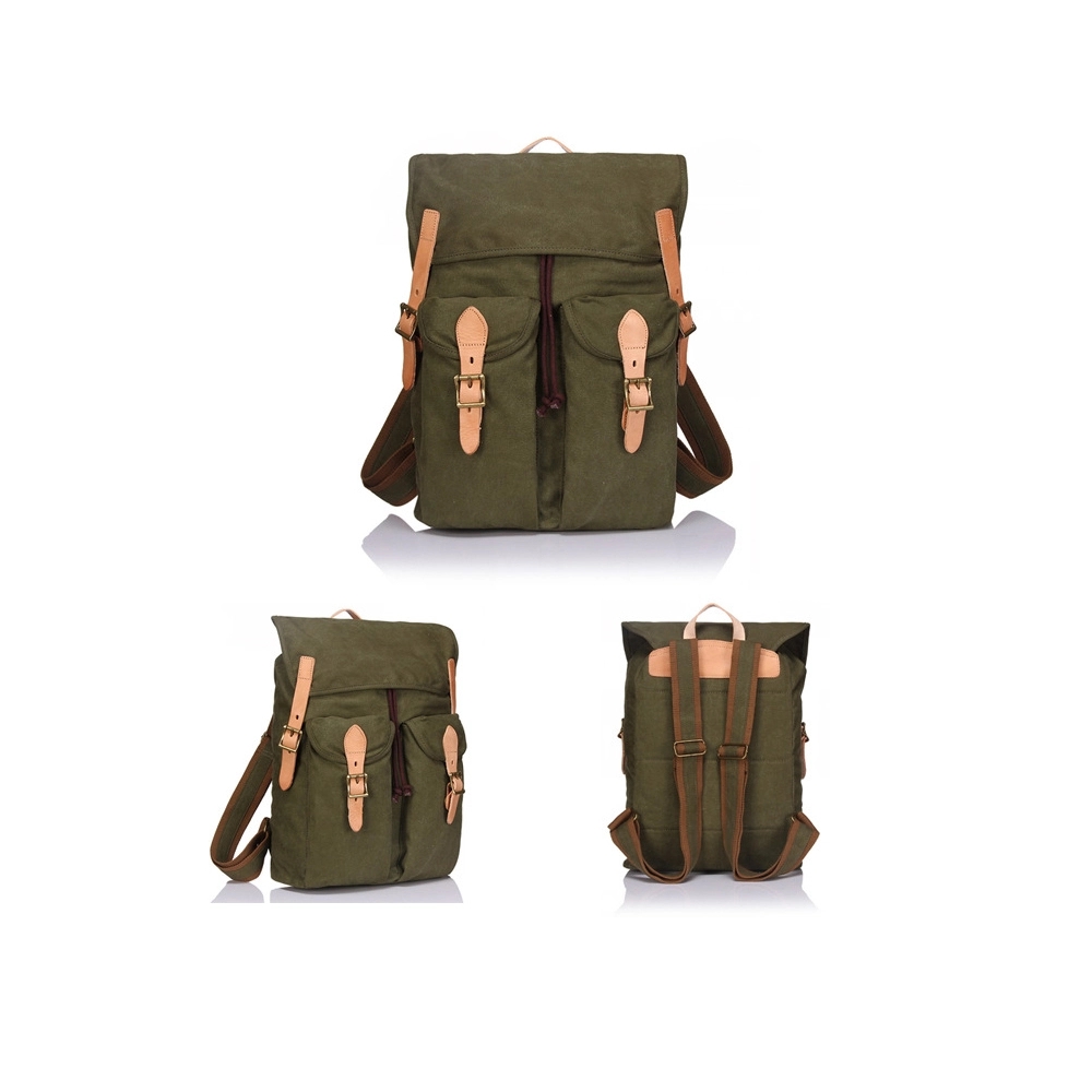 Dual Pocket Drawstring  Backpack 7