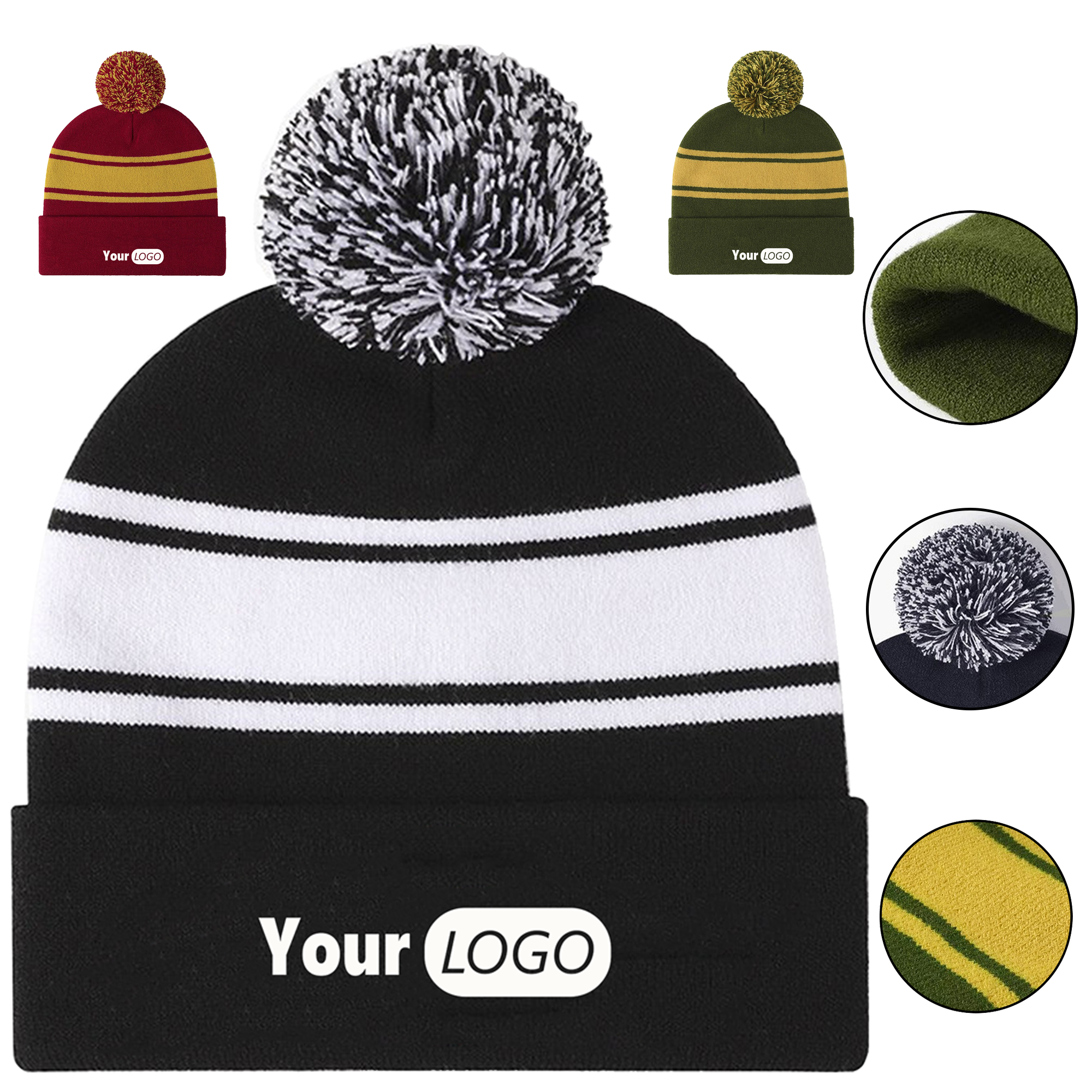 Custom Jacquard Beanie 2