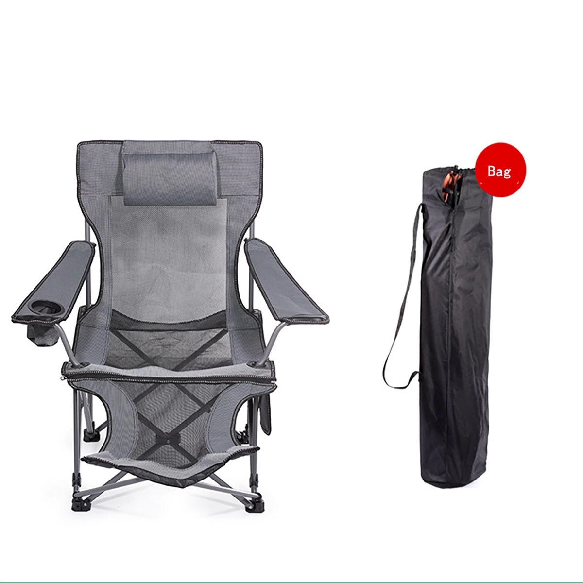 2 In 1 Folding Camping Chair 12