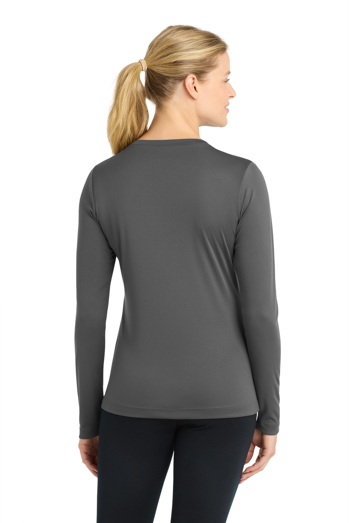 Sport-Tek Women's Long Sleeve PosiCharge Competitor V-Neck Tee. LST353LS 99