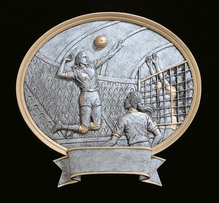 Volleyball Female Legend Plate 2