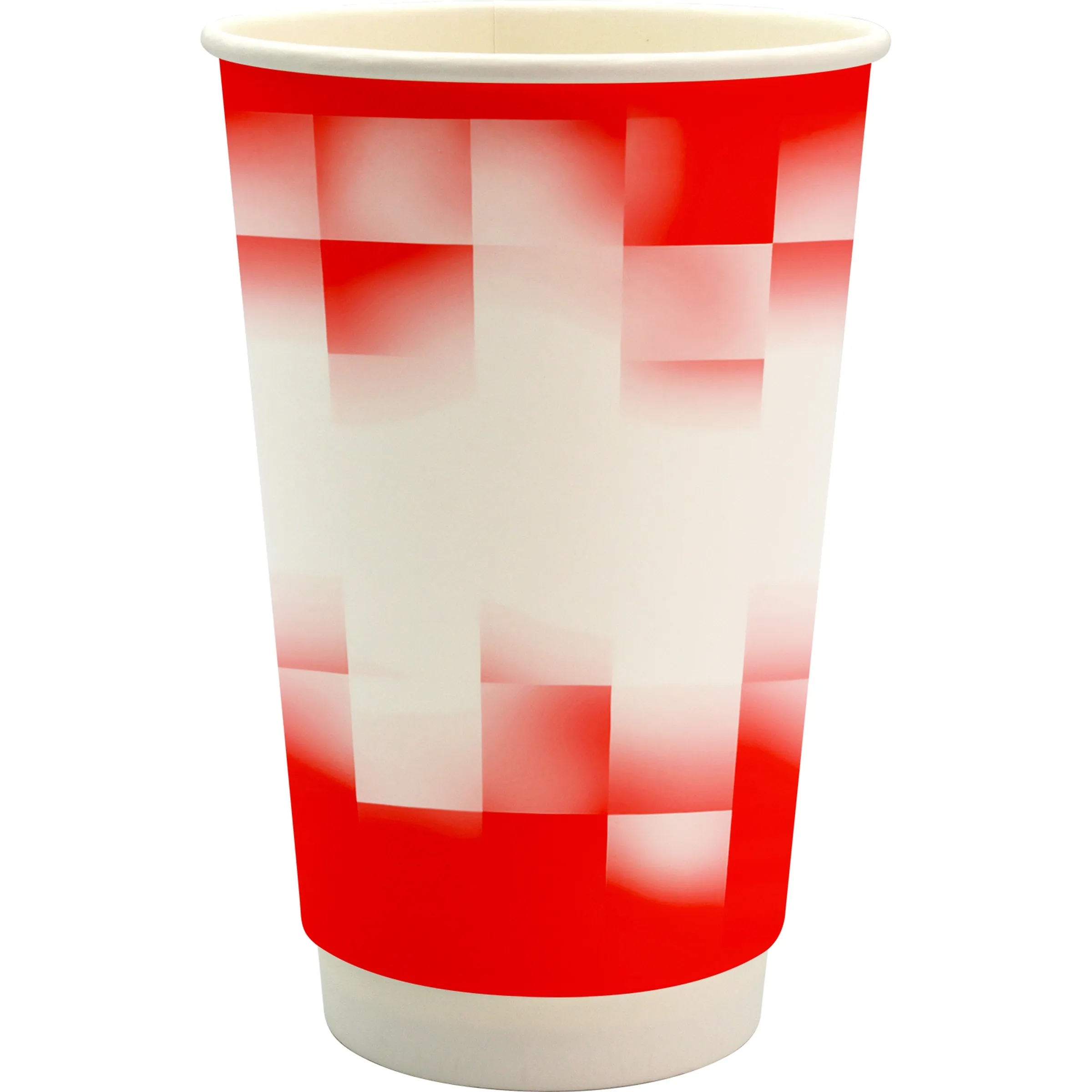 16 oz. Full Color Shaded Checkers Paper Cup 4