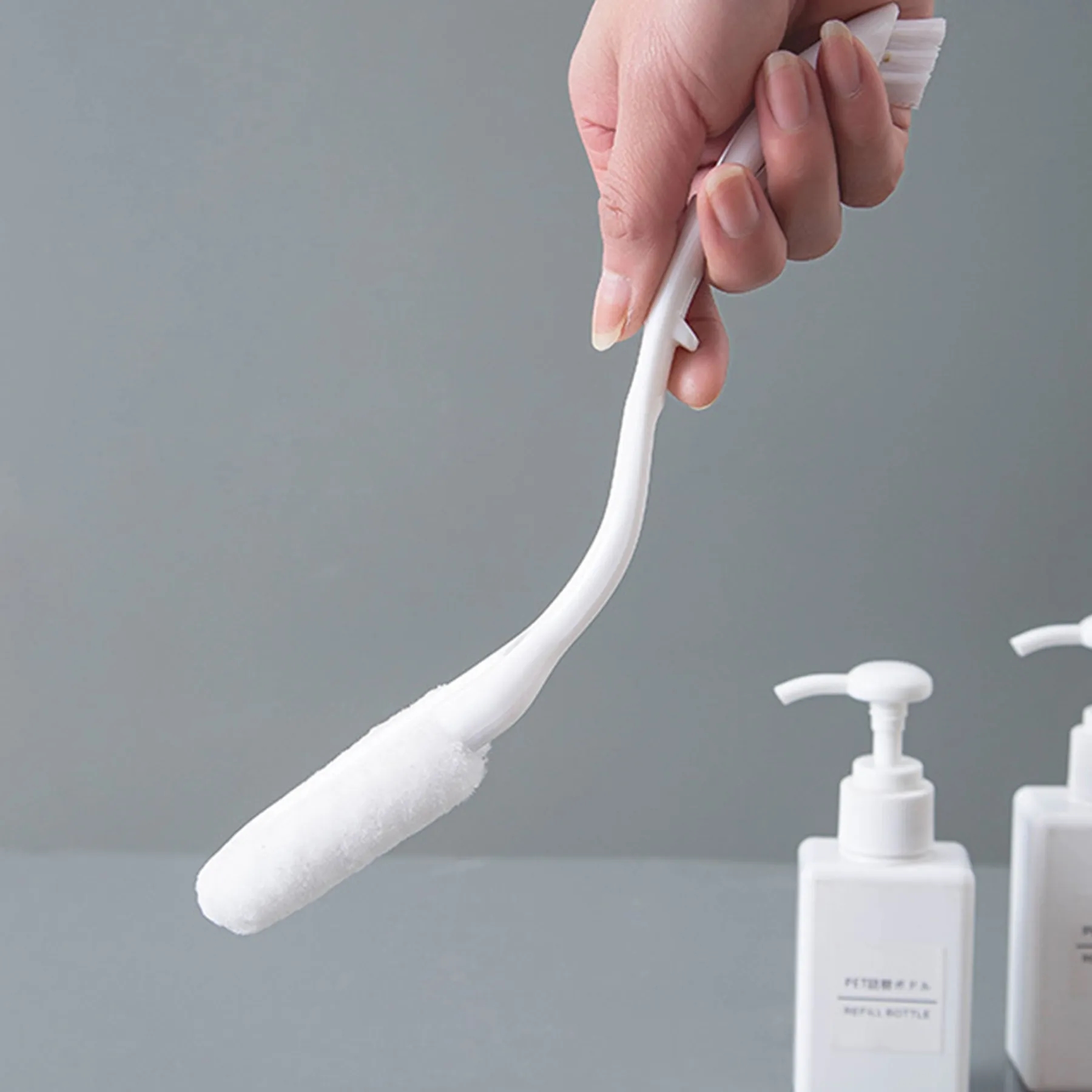 Sponge Household Cleaning Soft Bristled Brush 3