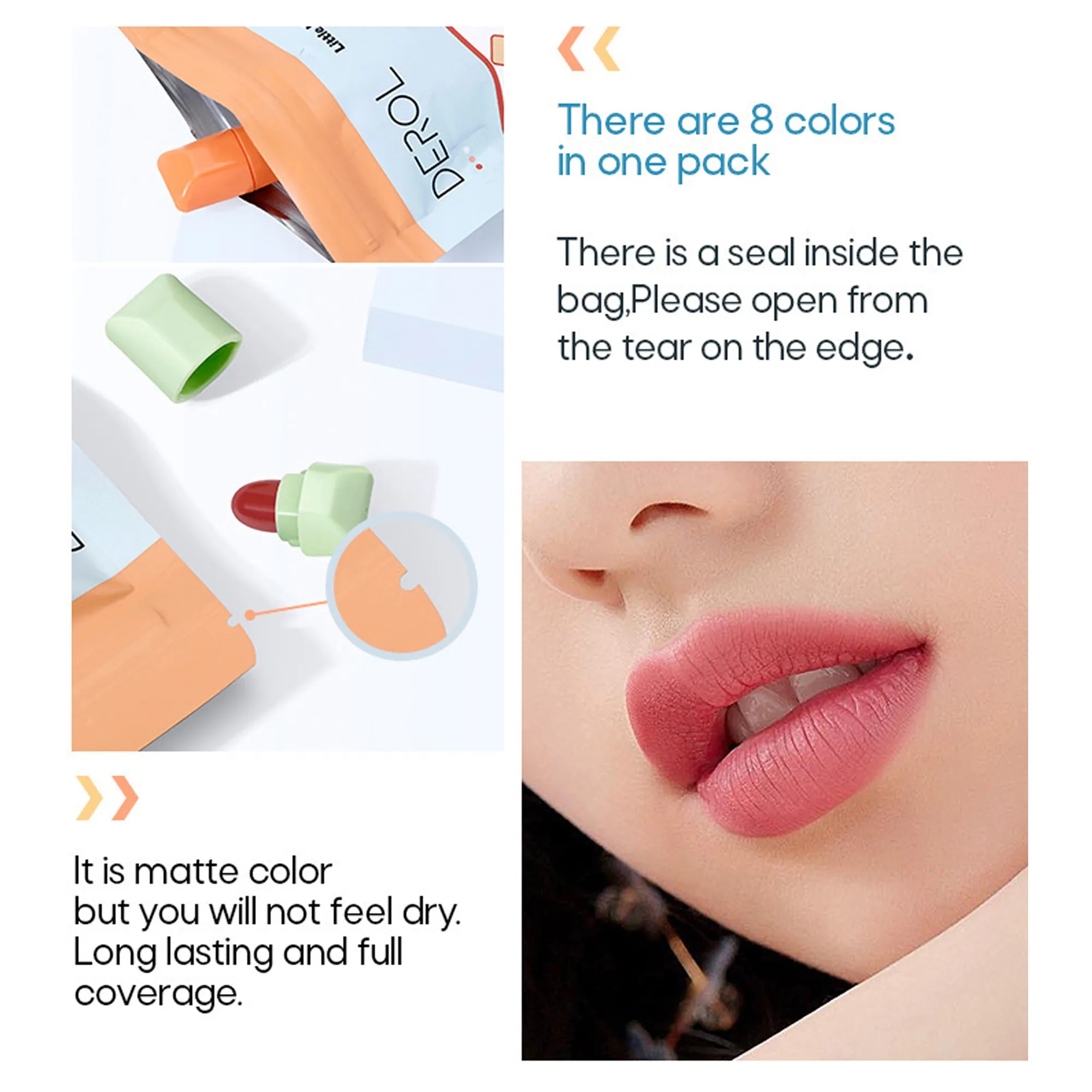 8-Piece Matte Lipstick Set 8
