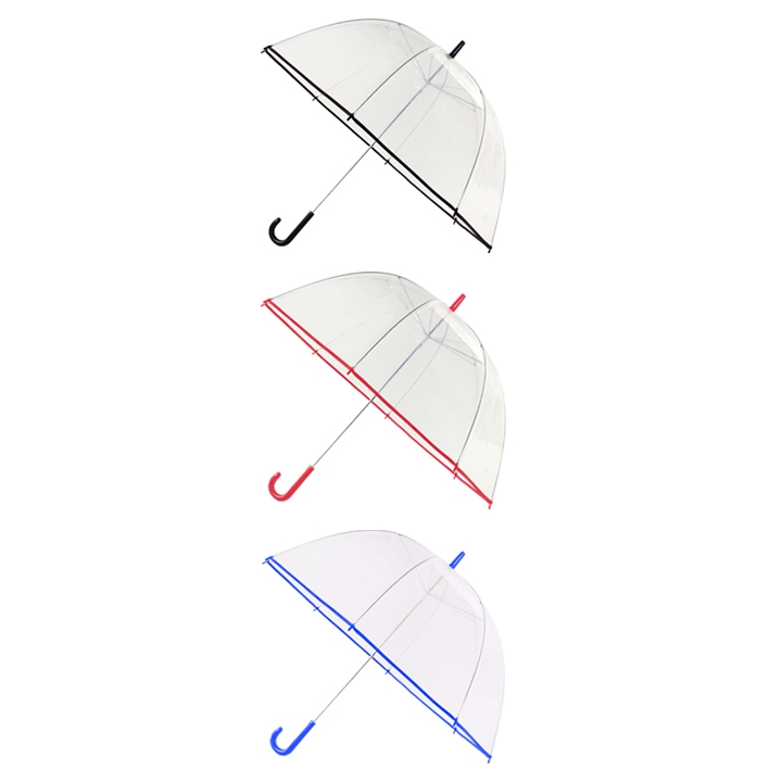 The 47" Clear Bubble Umbrella with Hook Handle 2