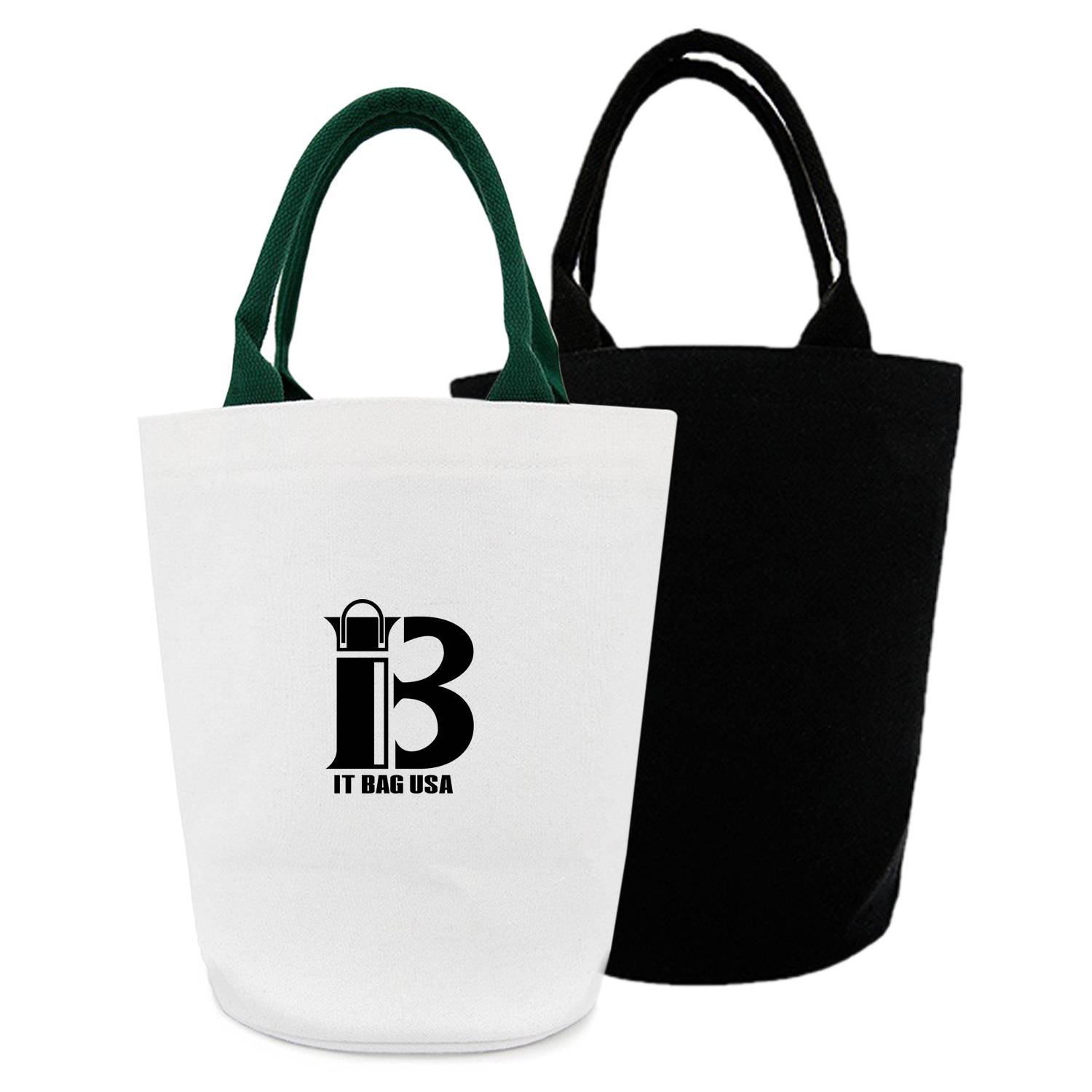 Tote Bag with Pocket Casual Bucket, custom tote bag with logo imprint 9