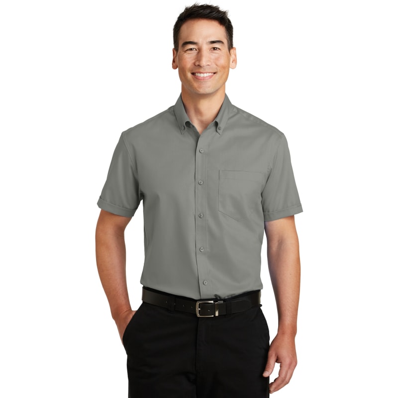 Port Authority Short Sleeve SuperPro Twill Shirt. 20