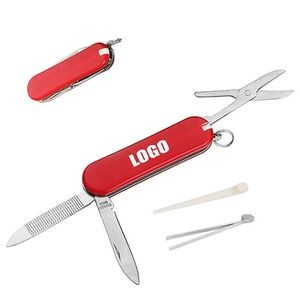 Versatile Multi Knife With Emergency Hammer Screwdriver Bits 24