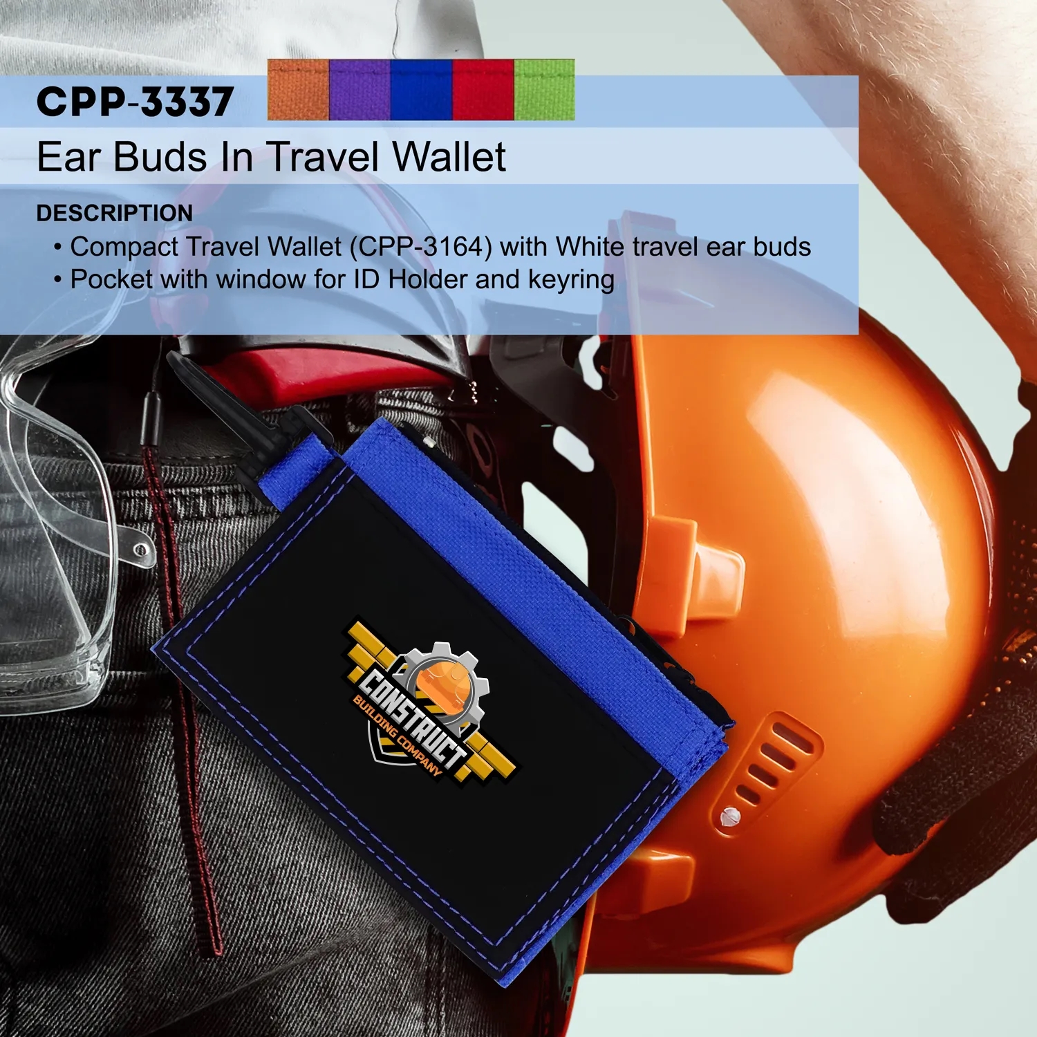 Ear Buds in Travel Wallet 14