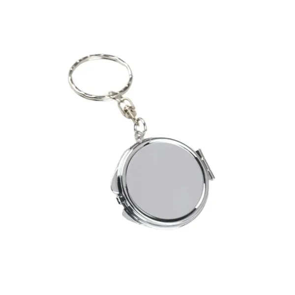 Double-Sided Keychain Mirror - Compact Travel Accessory 8