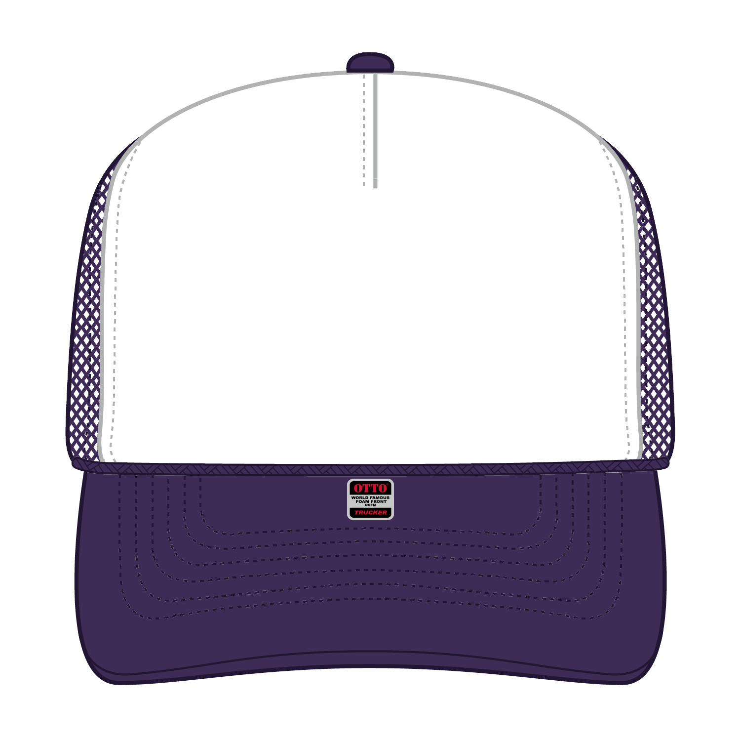 OTTO CAP® 5 Panel High Crown Mesh Back Trucker Hat 197