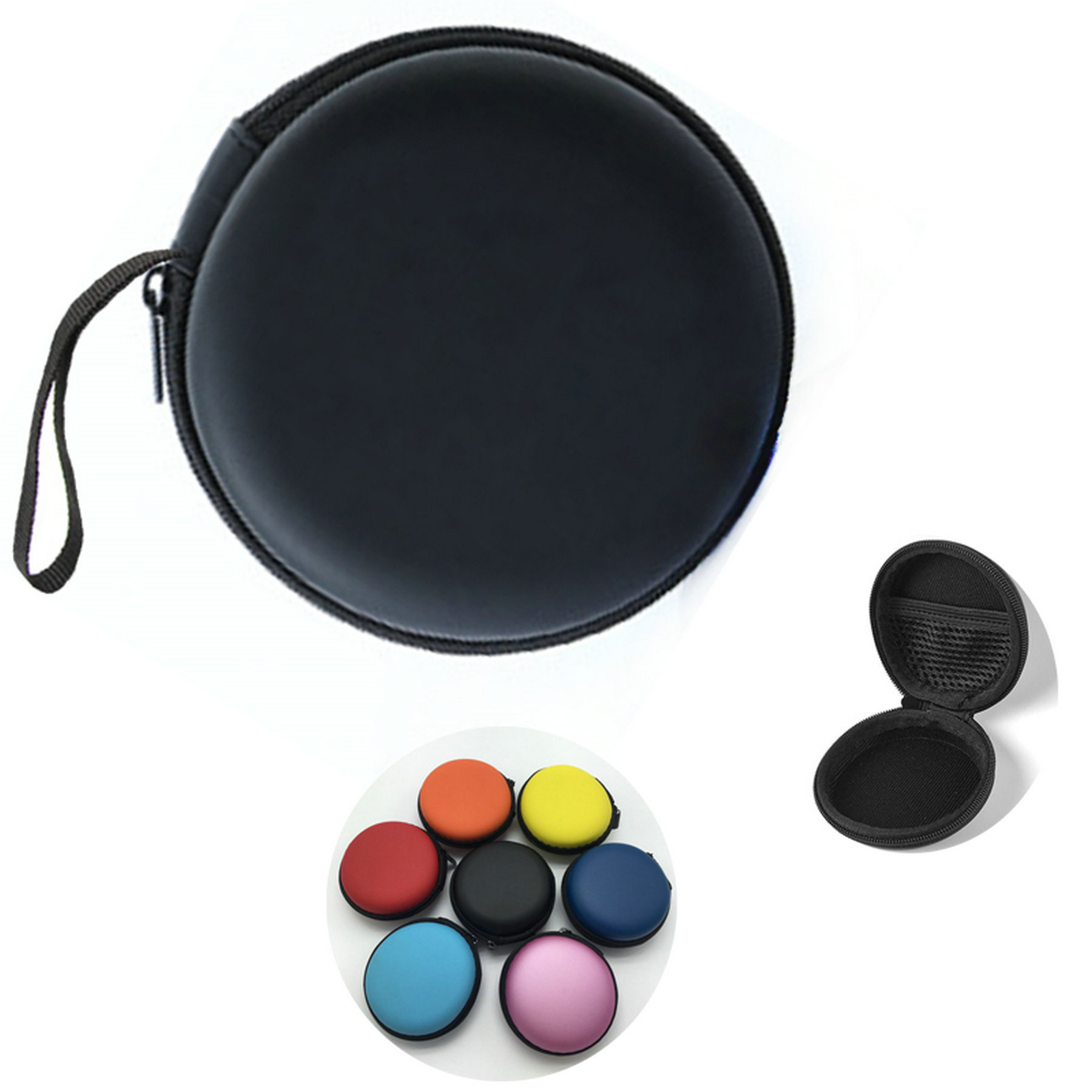 Round Earphone Case and Storage 2