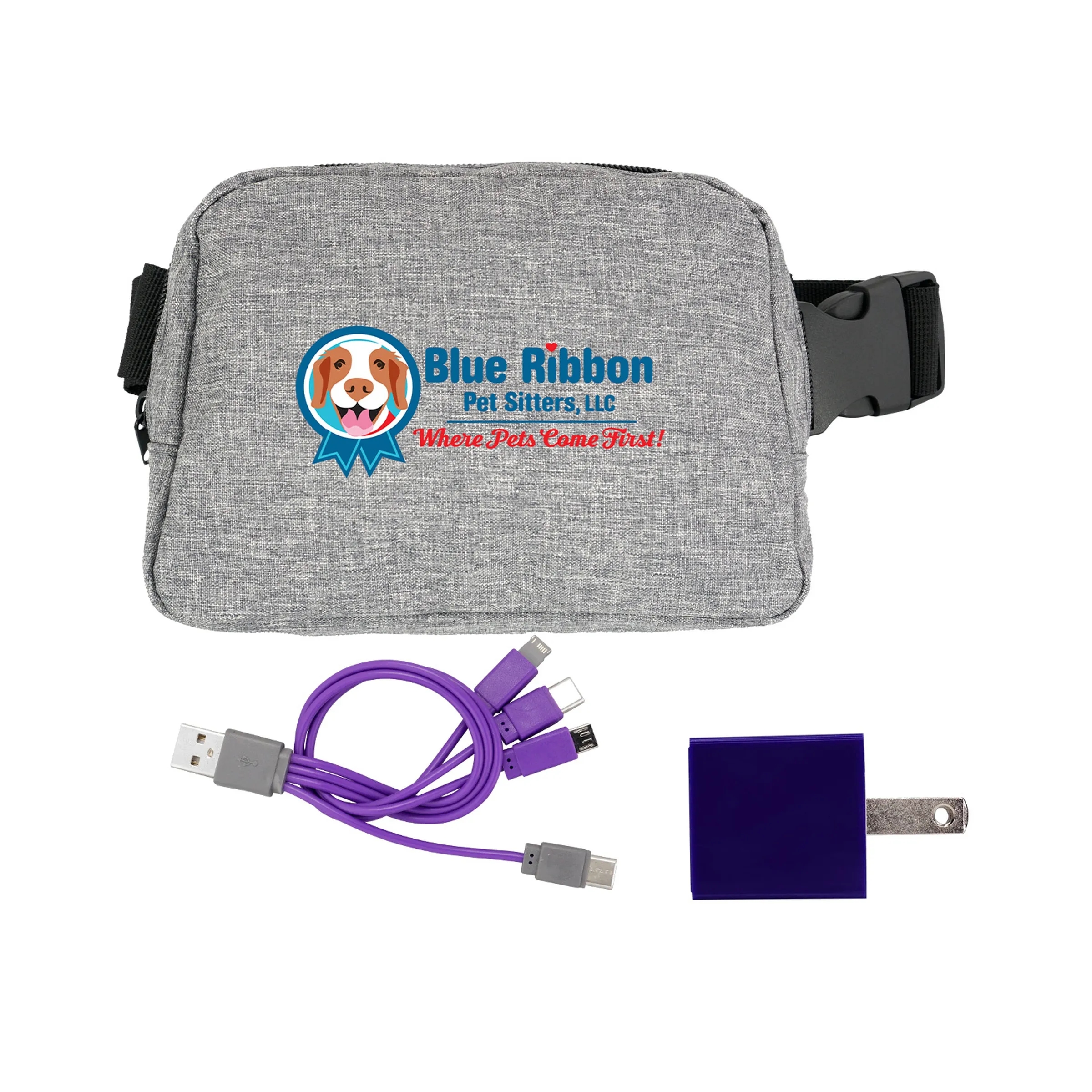RECYCLED FANNY PACK WALL CHARGING SET 15