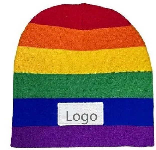 Rainbow Beanie 6