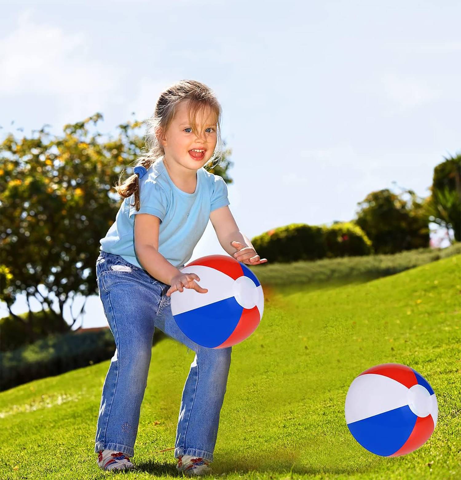 Inflatable Beach Ball Toy for Pool Parties 4
