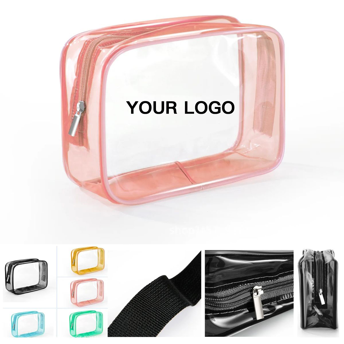 Transparent PVC Toiletries Bag For Organized Packing 8