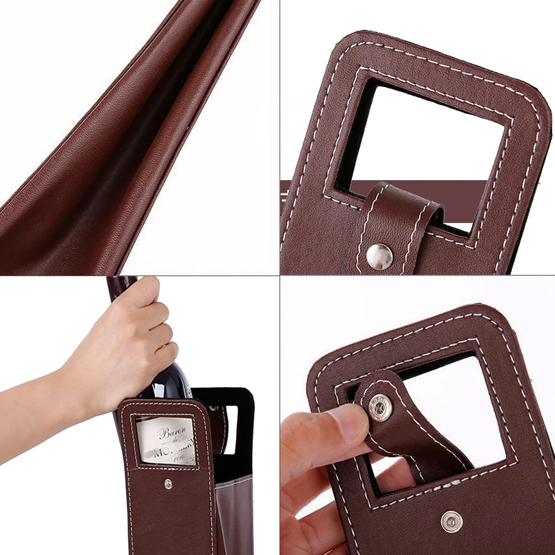 Pu Leather Wine Bags 13