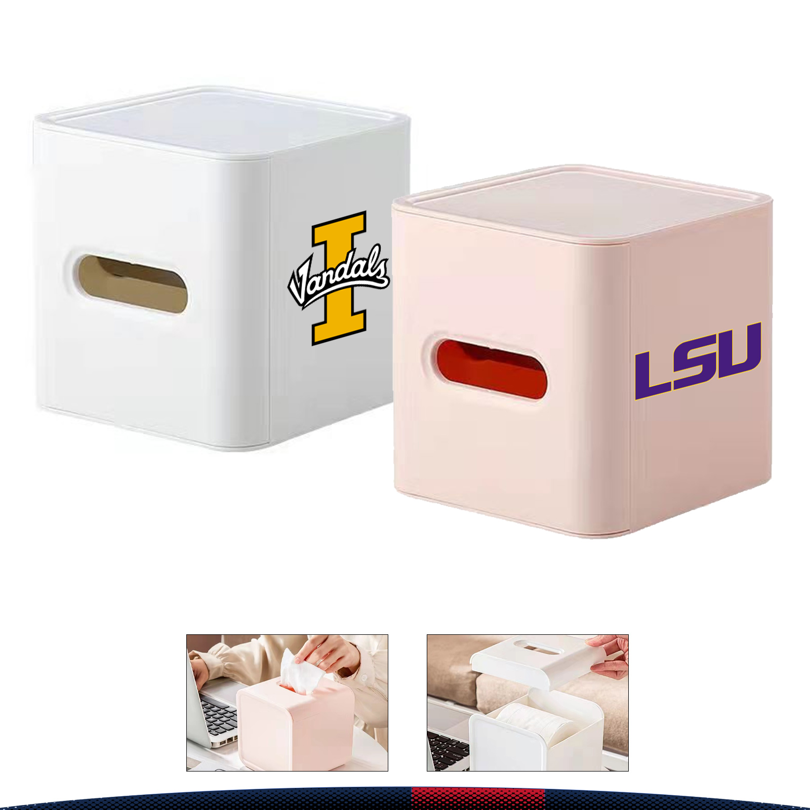 Square Desktop Tissue Box 4