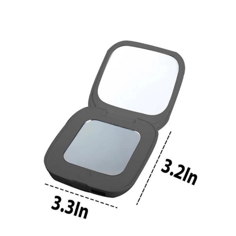 Makeup Mirror With Led Lights And Power Bank Charger 2
