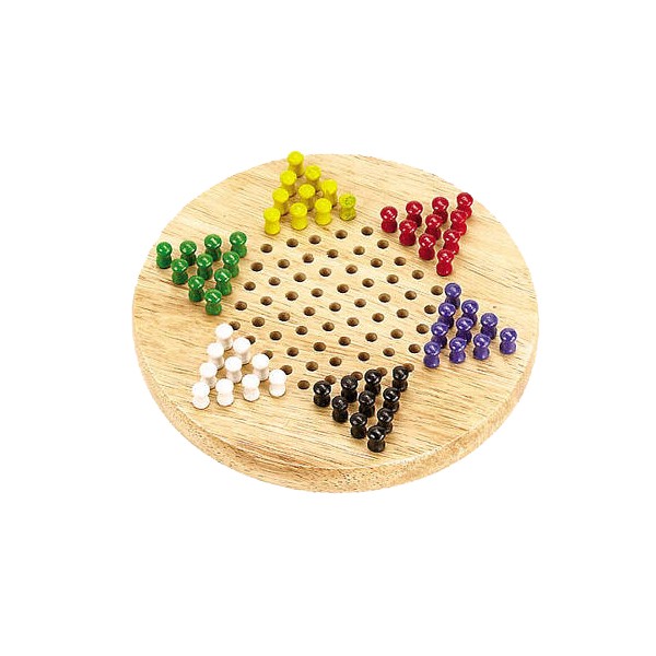 Small Chinese Wooden Checker 2