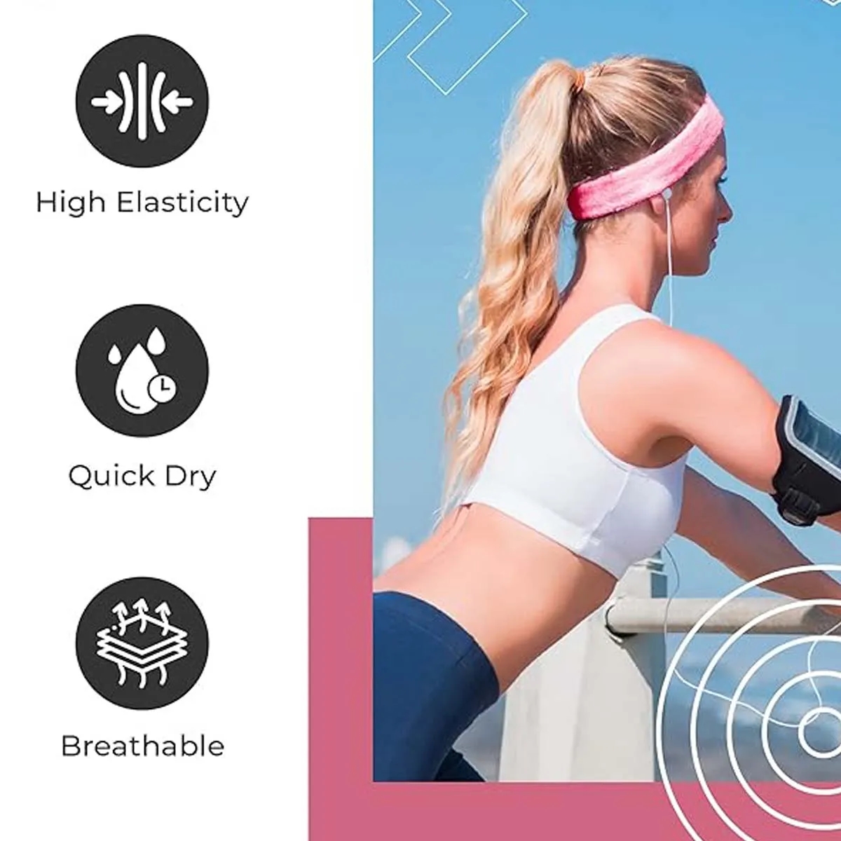 Great Elastic Sports Wicking Headband 4