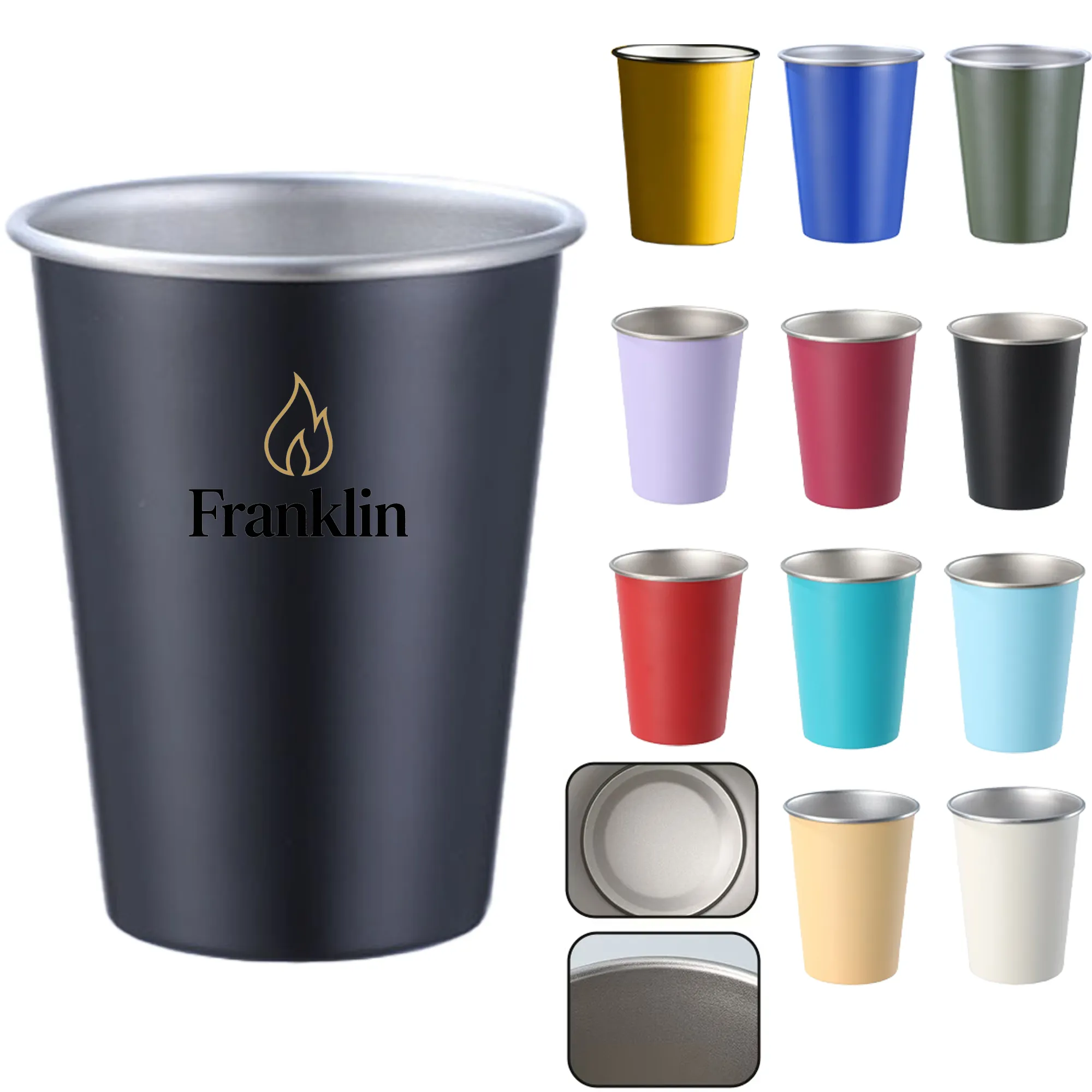 12oz Rolled Edge Tumbler 3