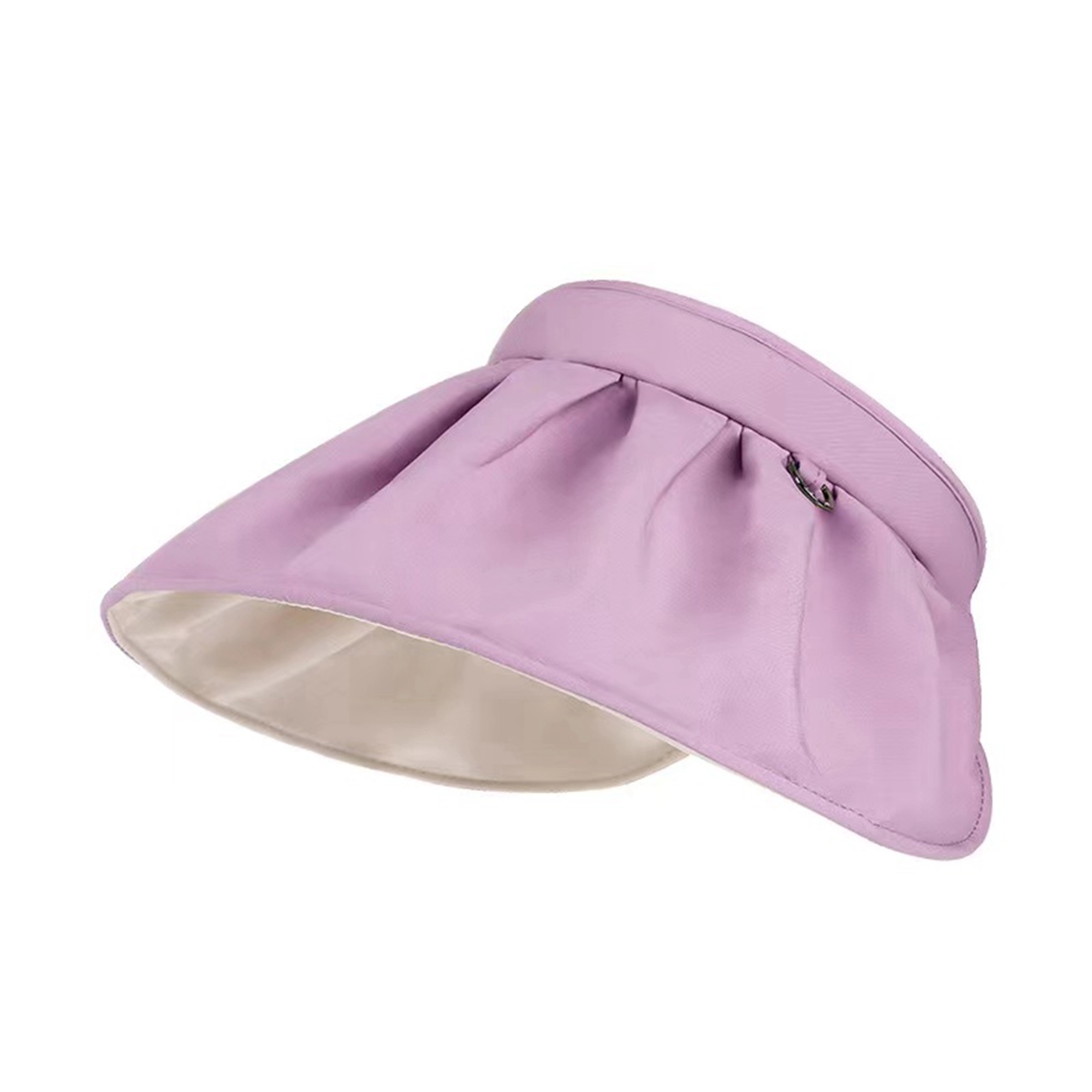 2 In 1 Hairpin Wide Brim Sun Rain Proof Hat 6