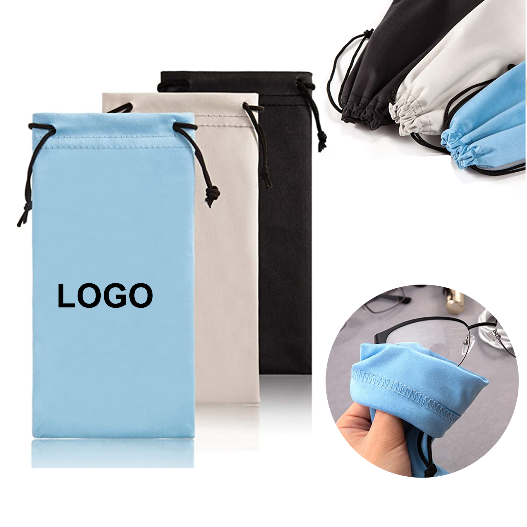 Microfiber Eyeglass Pouch 1