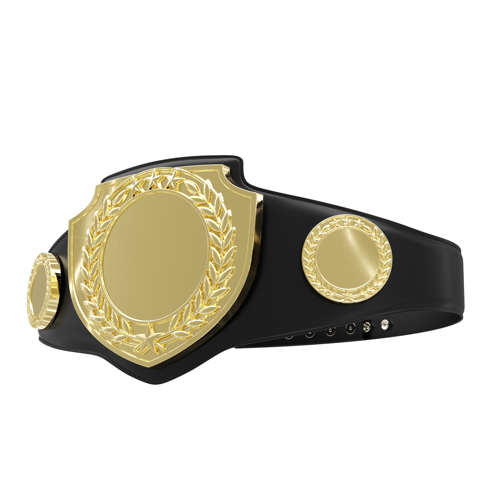 Express Vibraprint® Bright Champion Award Shield Belt 4