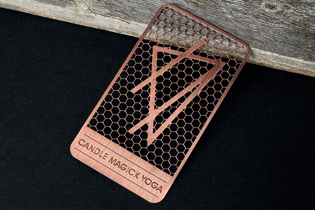 Copper Finish Metal Business Cards 8