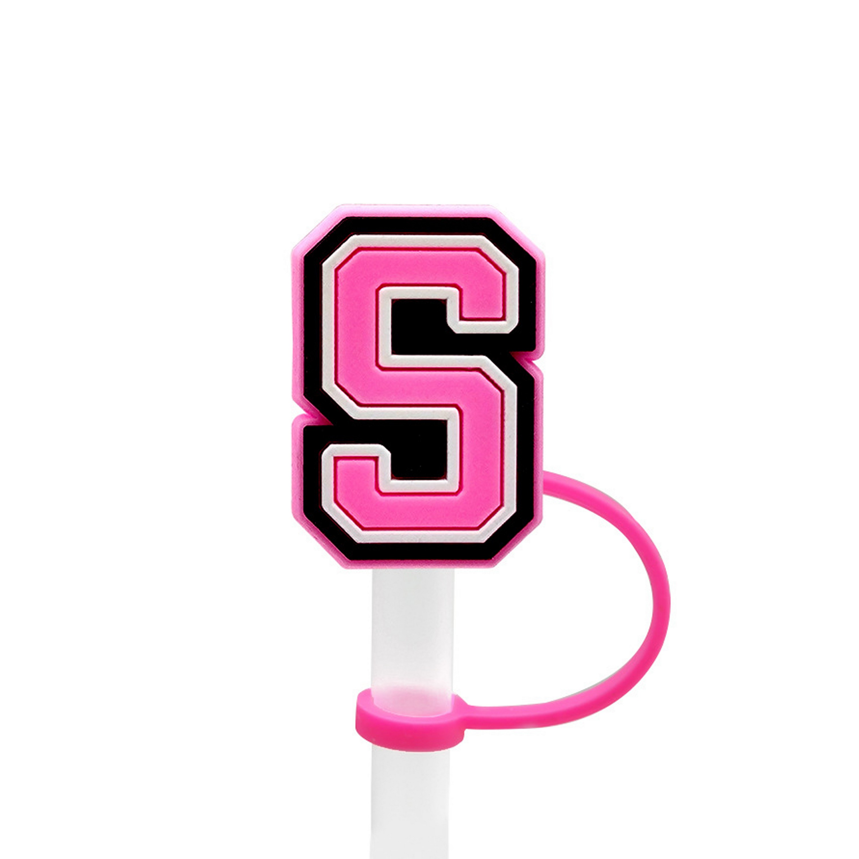 Decorative Letter Style Straw Topper 9