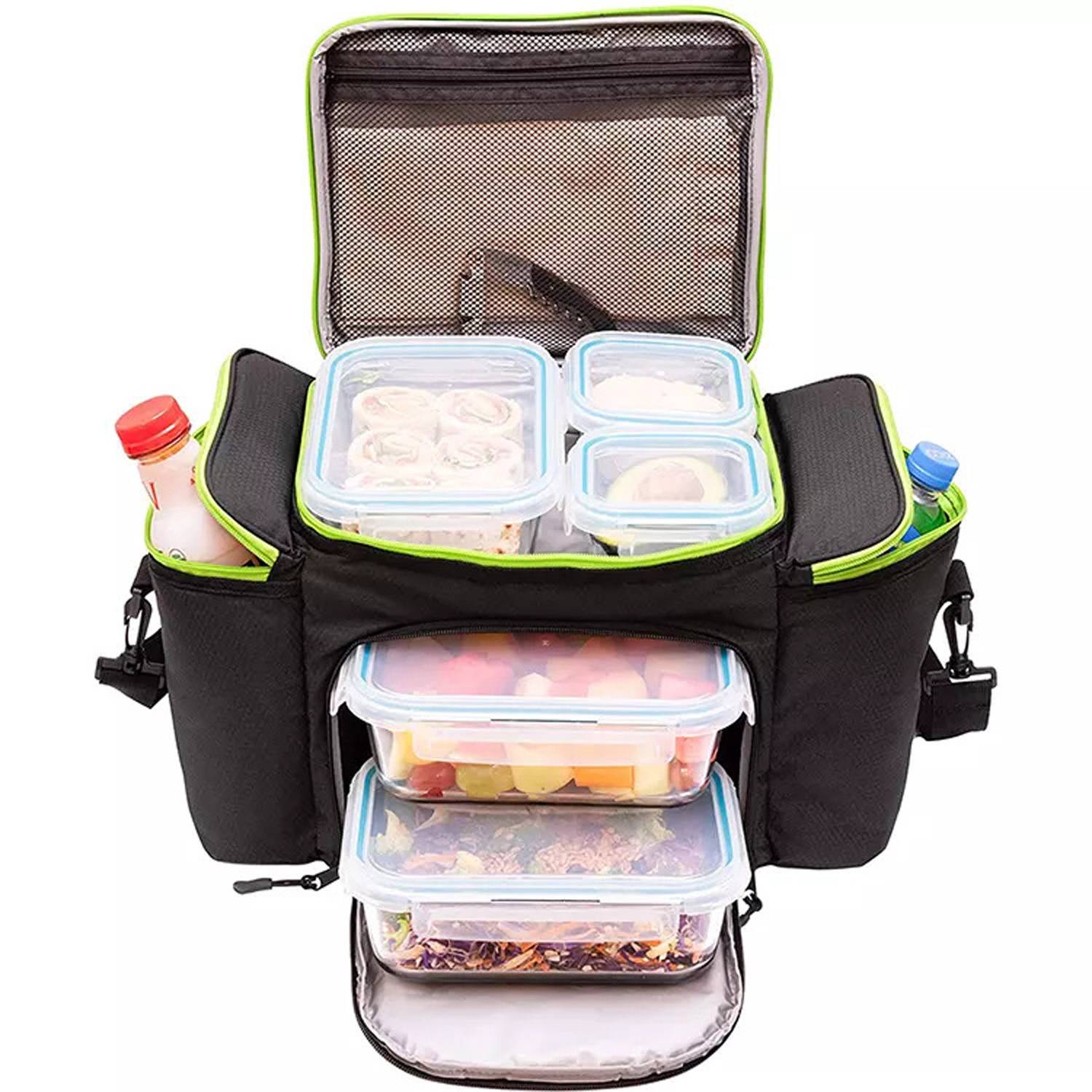 Nylon Large Capacity Insulated Crossbody Bag Cooler 1