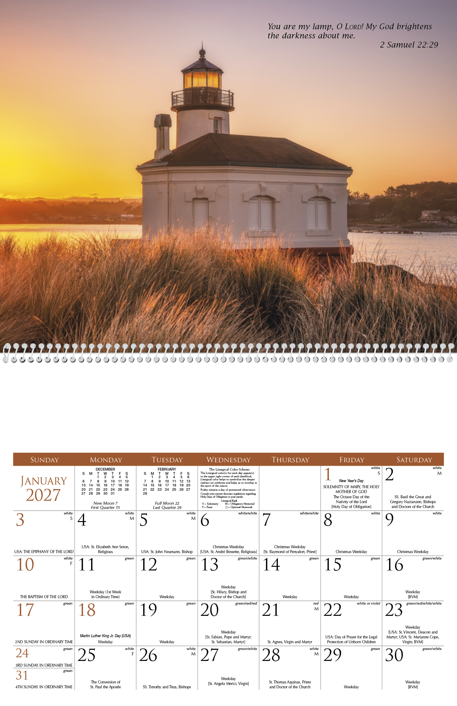 Triumph® Calendars Catholic Scenic Calendar 48