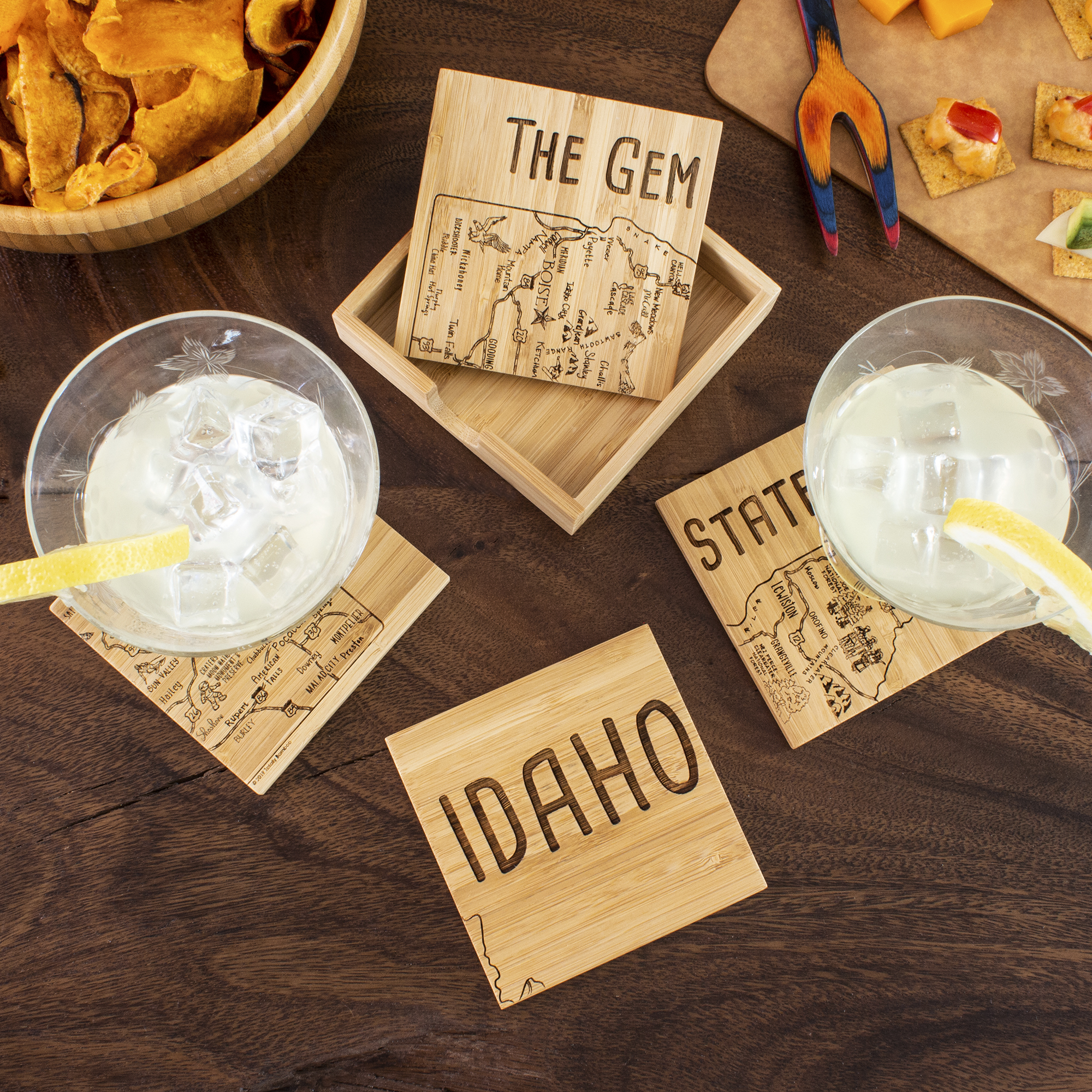 Idaho Puzzle Coaster Set 11