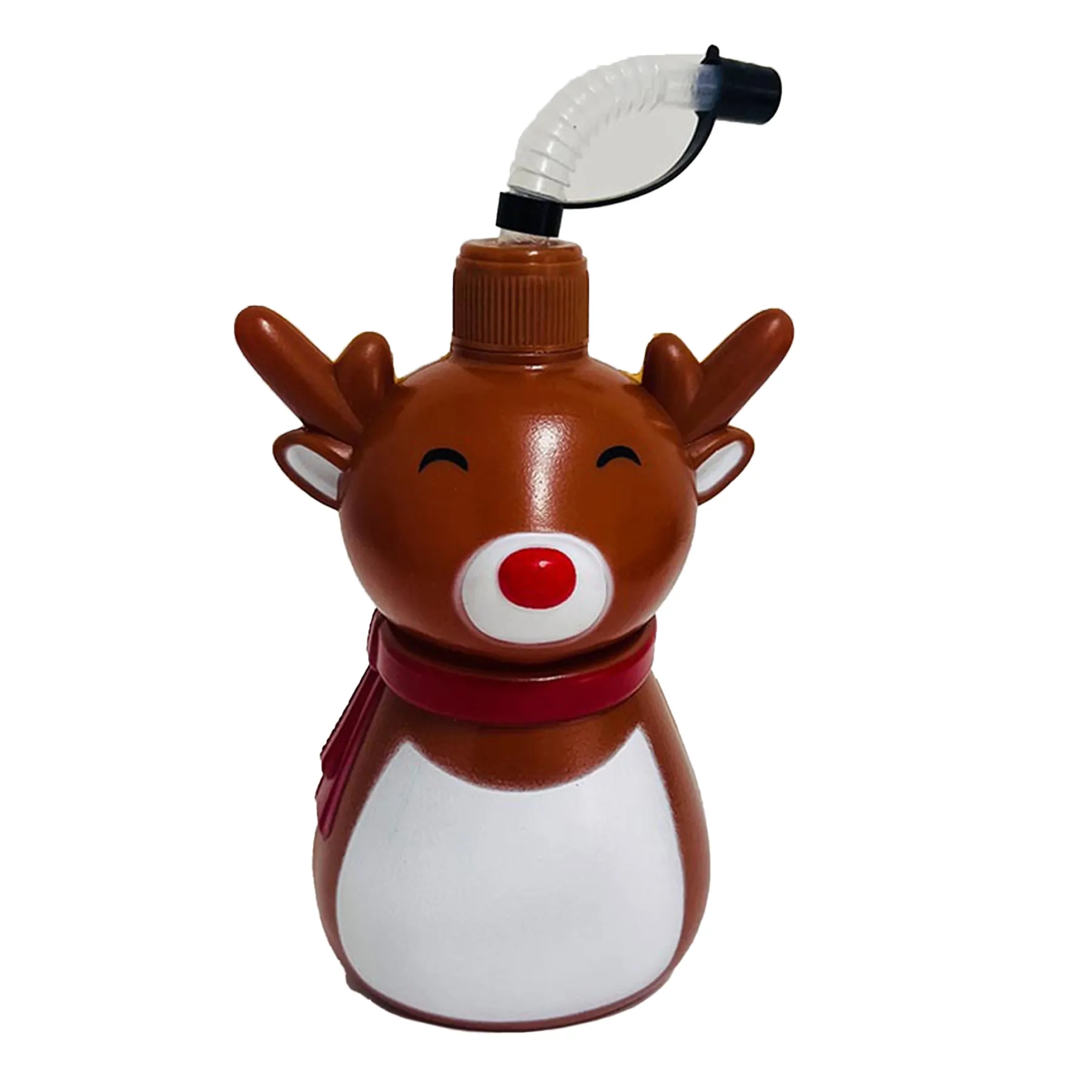 Polypropylene Christmas Large Capacity Straw Water Cup 1
