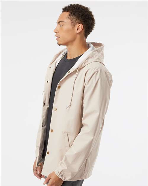 Men's Water-Resistant Hooded Windbreaker - EXP95NB 40