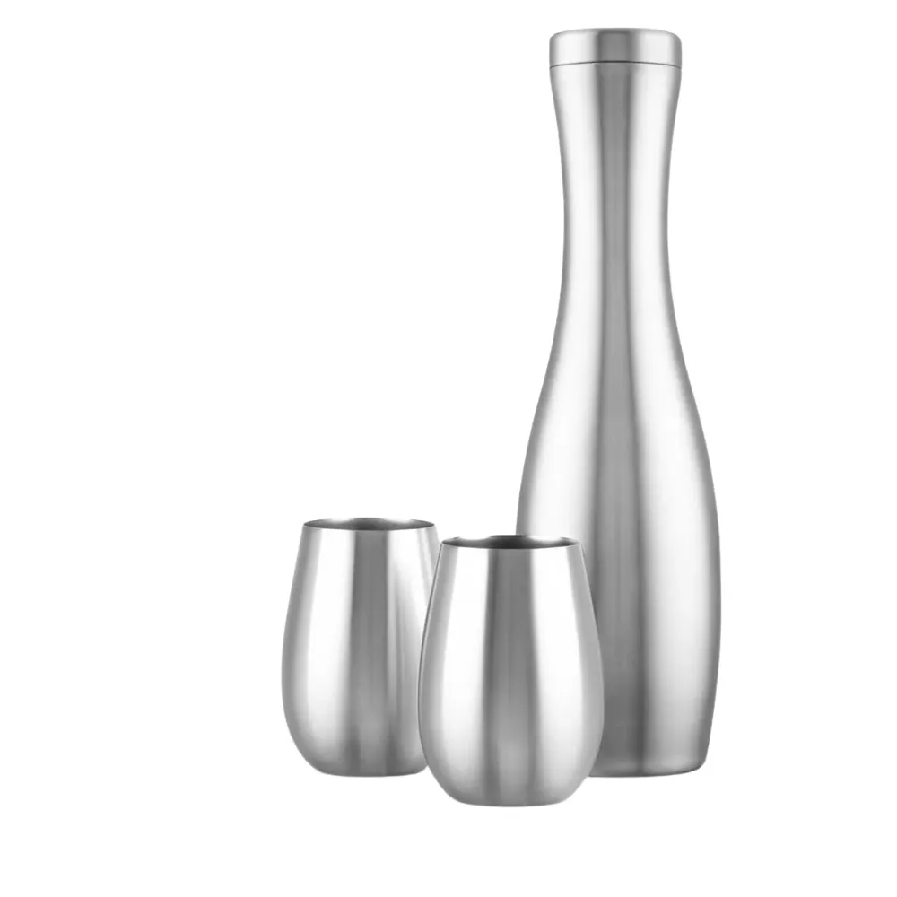 Snowfox Insulated Carafe and Wine Tumbler Set 23